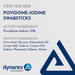 Dynarex Povidone Iodine Swabsticks