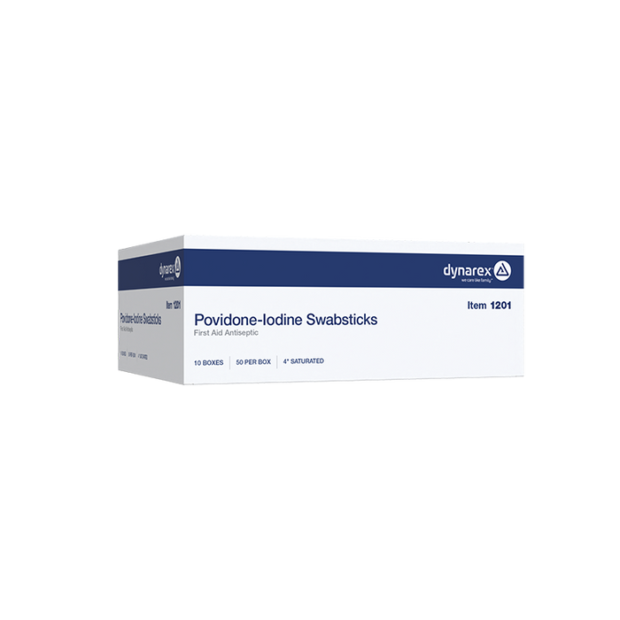 Dynarex Povidone Iodine Swabsticks