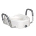 Drive Medical Premium Plastic, Raised, Elongated Toilet Seat with Lock — 12013