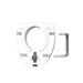 Drive Medical Premium Plastic, Raised, Elongated Toilet Seat with Lock — 12013