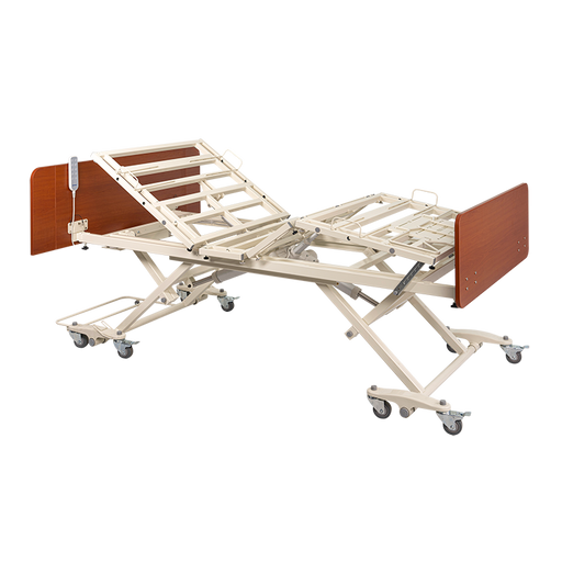 Dynarex DB600 Bariatric HD LTC Bed w/ Head and Foot Boards