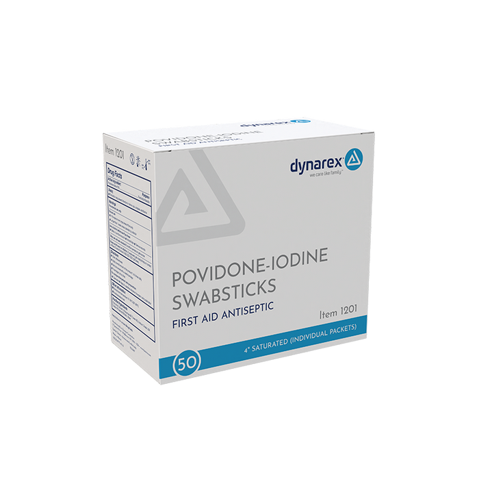 Dynarex Povidone Iodine Swabsticks