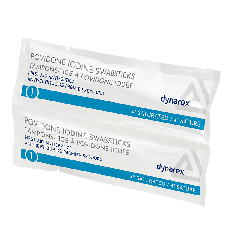 Dynarex Povidone Iodine Swabsticks