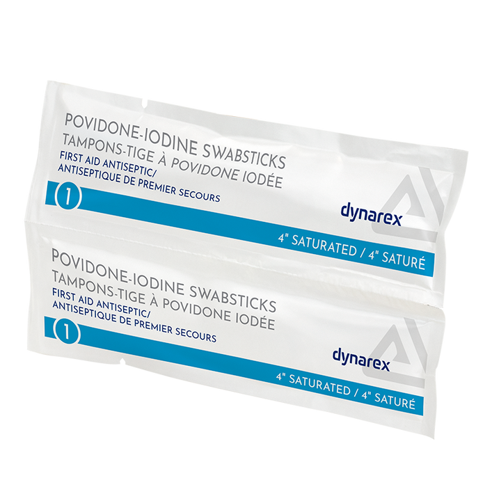 Dynarex Povidone Iodine Swabsticks