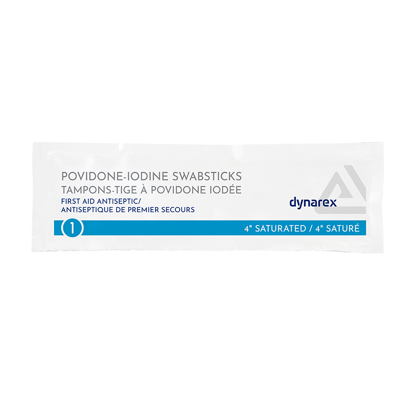 Dynarex Povidone Iodine Swabsticks