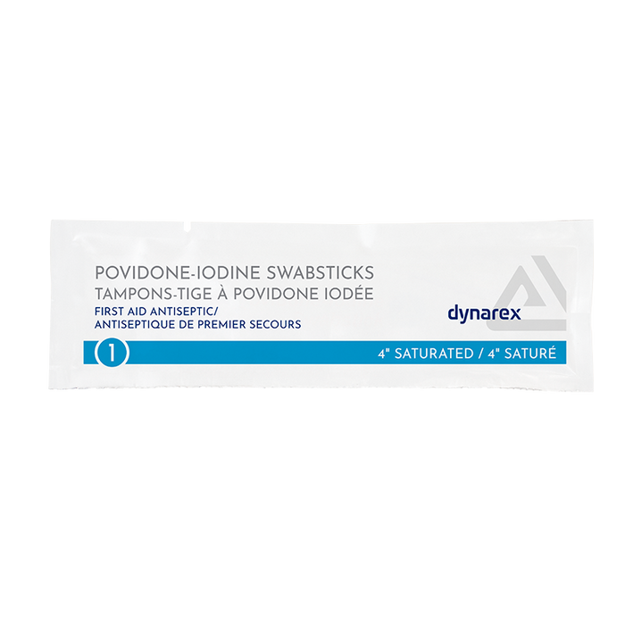 Dynarex Povidone Iodine Swabsticks
