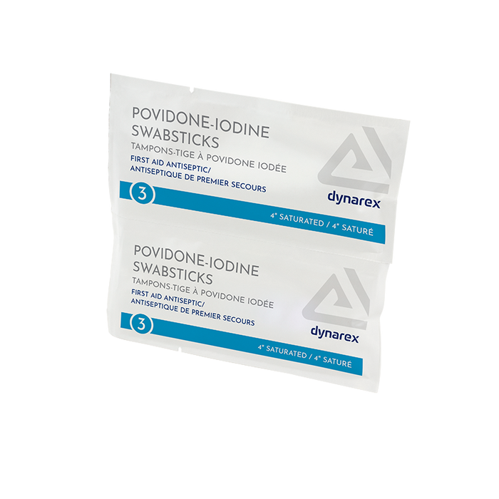 Dynarex Povidone Iodine Swabsticks