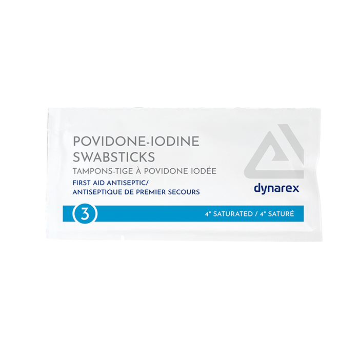 Dynarex Povidone Iodine Swabsticks