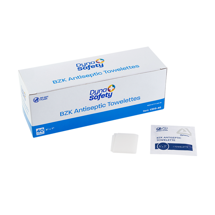 Dynarex BZK Antiseptic Towelettes - 1303-40