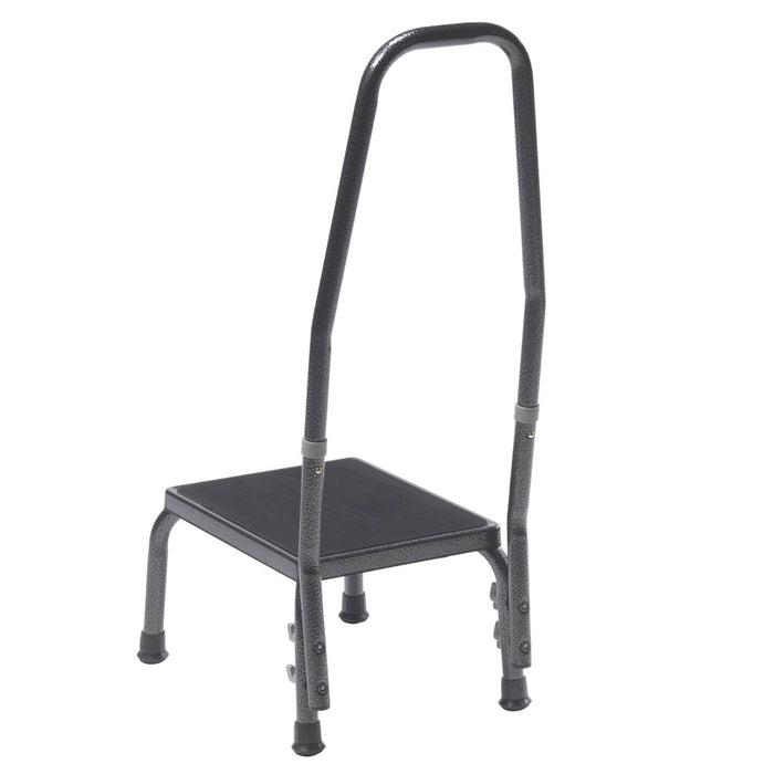 Drive Medical Foot Stool with Handrail — 13031-1SV