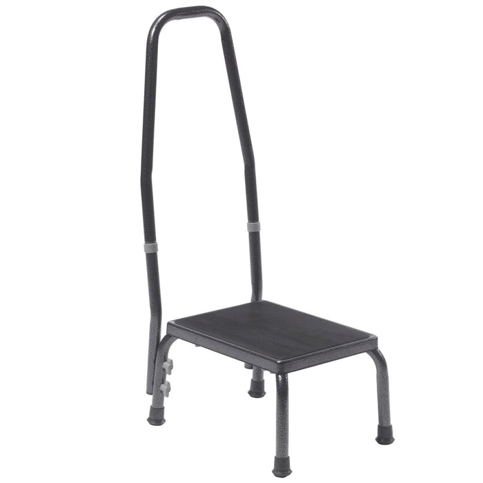Drive Medical Foot Stool with Handrail — 13031-1SV