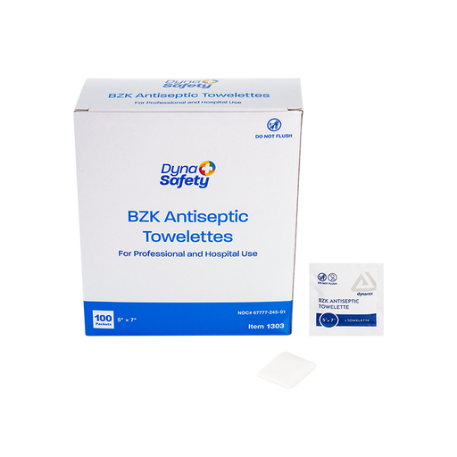 Dynarex BZK Antiseptic Towelettes - 1303