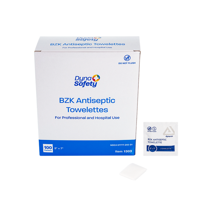 Dynarex BZK Antiseptic Towelettes - 1303