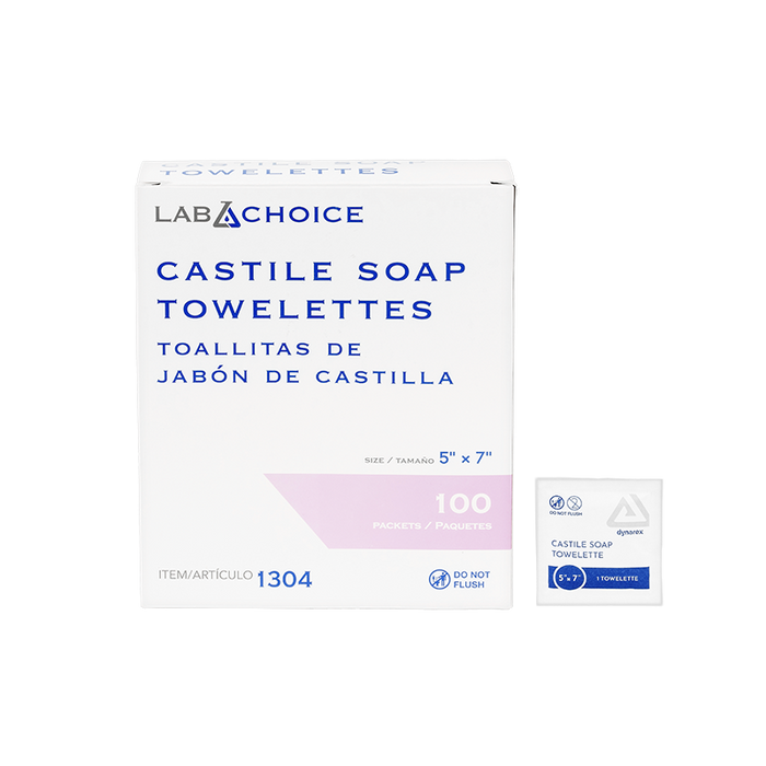 Dynarex LabChoice Castile Soap Towelettes