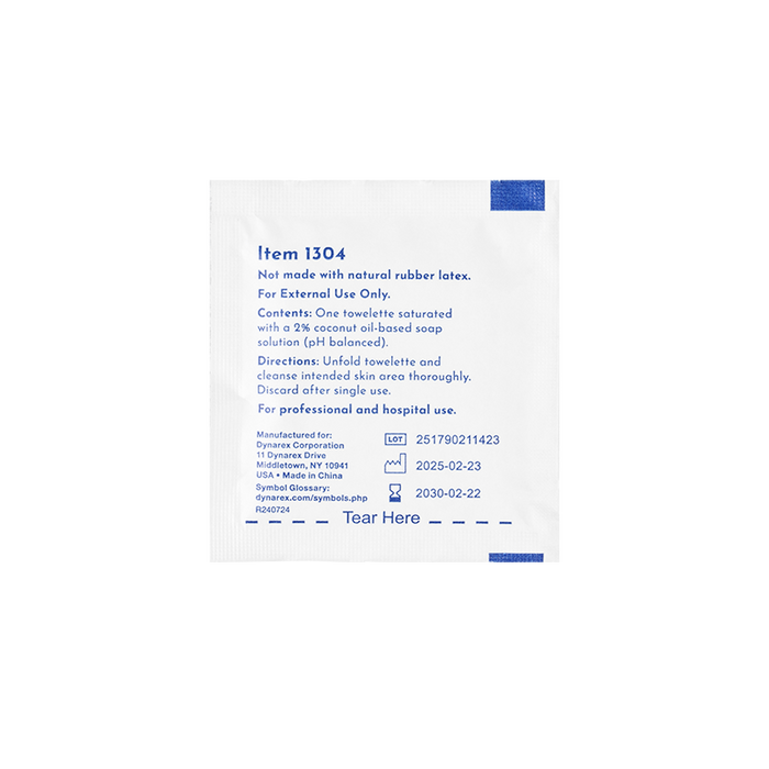 Dynarex LabChoice Castile Soap Towelettes