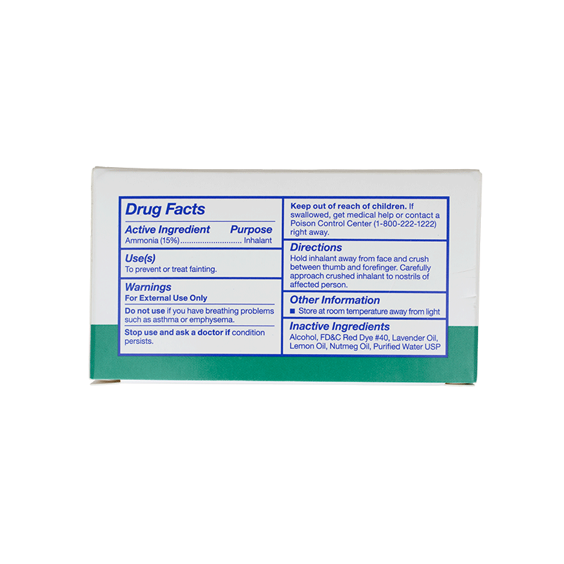 Dynarex Ammonia Inhalants (Ampule) (1401)
