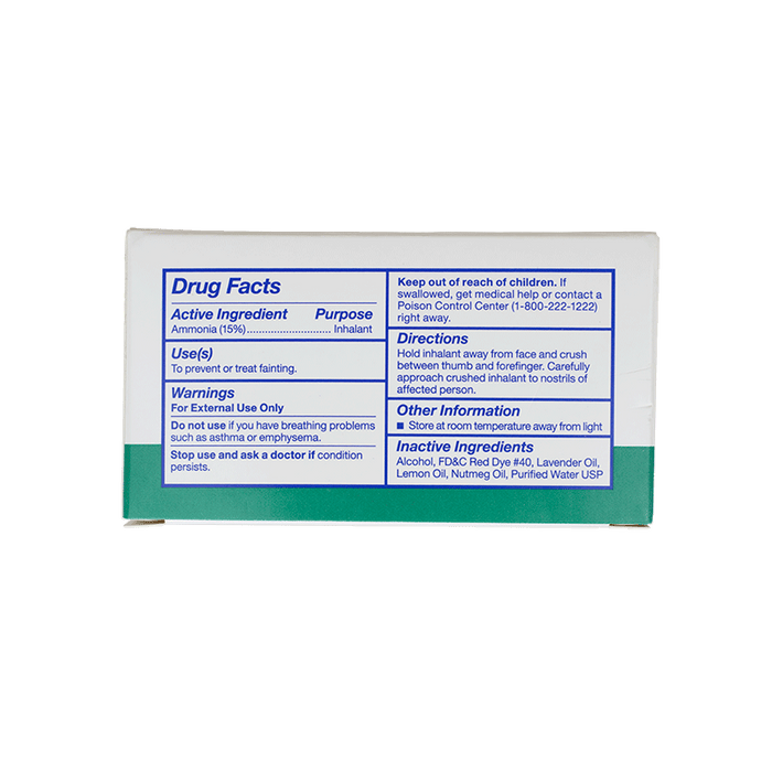 Dynarex Ammonia Inhalants (Ampule) (1401)