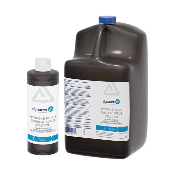 Dynarex Povidone Iodine Scrub Solutions