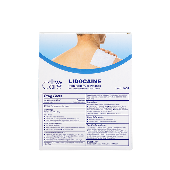 Dynarex Lidocaine Pain Relief Gel Patch (1454)