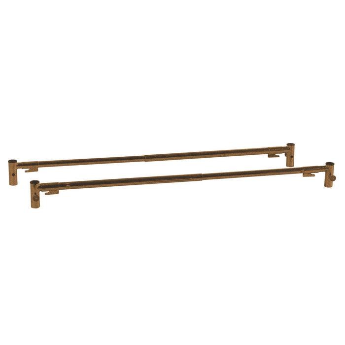 Drive Medical Standard Telescoping Full-Length Side Rail, Brown-Vein Finish — 15001ABV