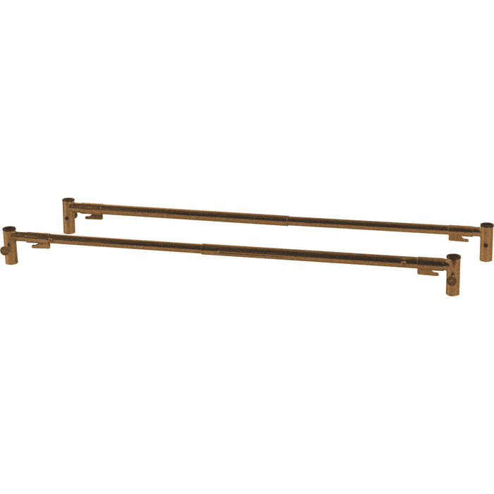 Drive Medical Standard Telescoping Full-Length Side Rail, Brown-Vein Finish — 15001ABV