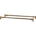 Drive Medical Standard Telescoping Full-Length Side Rail, Brown-Vein Finish — 15001ABV