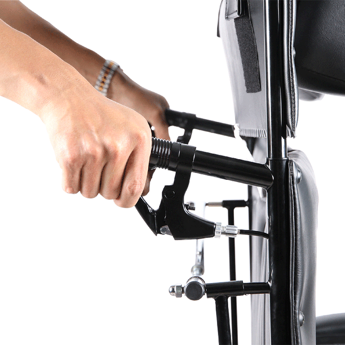Dynarex Bariatric Reclining Wheelchairs with Elevating Leg Rest