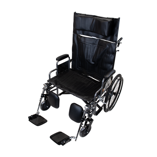 Dynarex Bariatric Reclining Wheelchair w/ ELR 24"