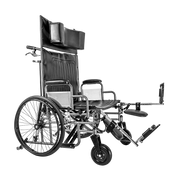 Dynarex Bariatric Reclining Wheelchairs with Elevating Leg Rest
