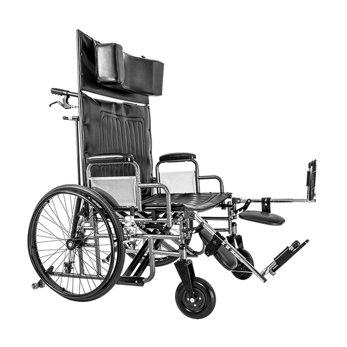 Dynarex Bariatric Reclining Wheelchairs with Elevating Leg Rest