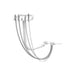 ADS Dental chair-mounted swing rear assistant vacuum package for dental units, featuring hoses and control components.
