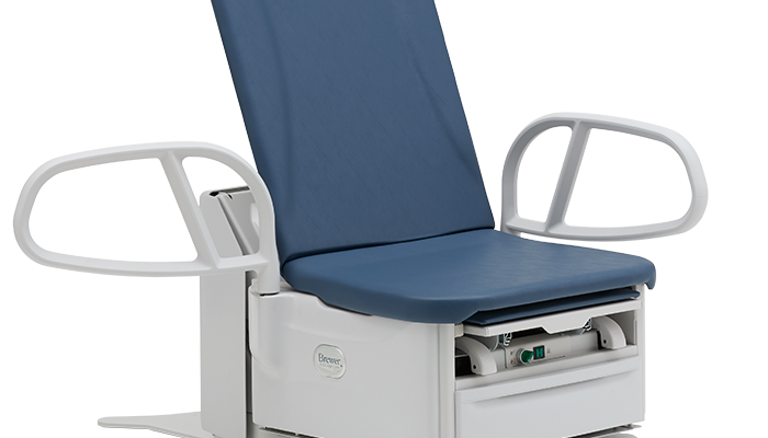 Brewer FLEX High-Low PLUS Power Exam Table — 17-inch Low Transfer Height