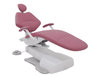 ADS Dental AJ18 ergonomic dental chair with adjustable headrest and armrests, designed for patient comfort and dental procedures.