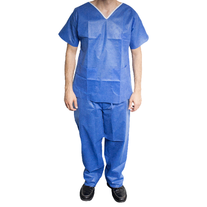 Dynarex Disposable Scrub Shirt, V-Neck (1958)