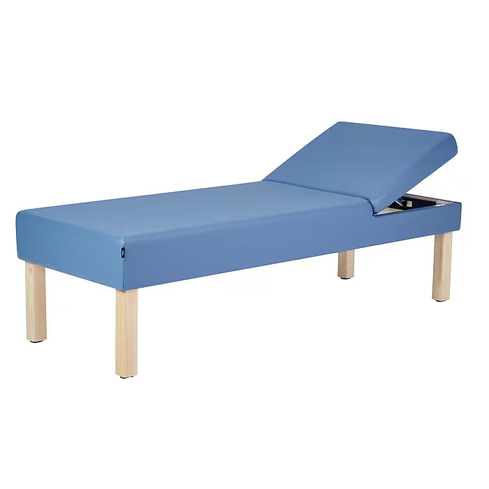 Viva Comfort Lucas Therapy Treatment Recovery Couch with Adjustable Backrest, Blue (ADI996-11-BLU-MK)