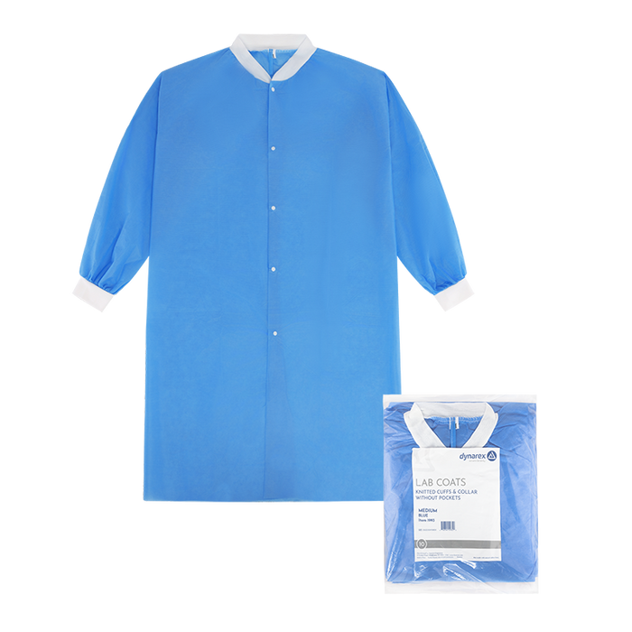 Dynarex Disposable Lab Coats without Pockets