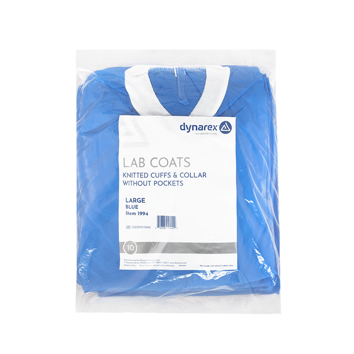 Dynarex Disposable Lab Coats without Pockets