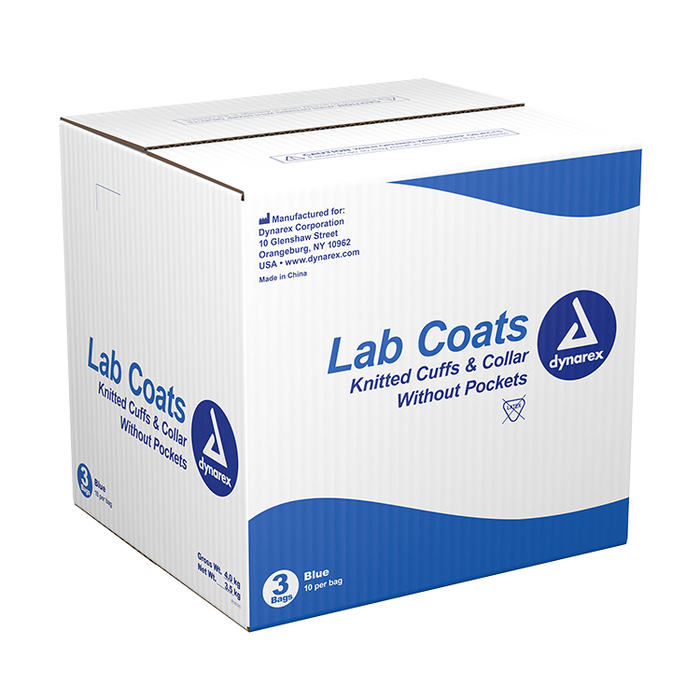 Dynarex Disposable Lab Coats without Pockets