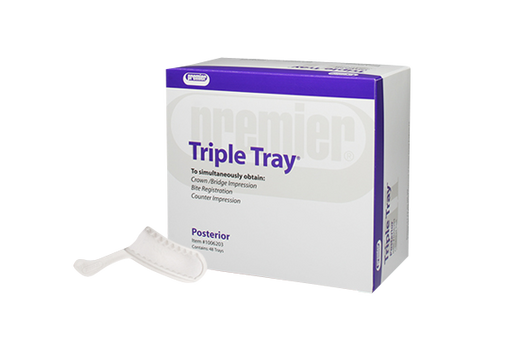Dental Triple Tray Bite Registratoin Trays - Premier 580-1006213 - Dentamed USA