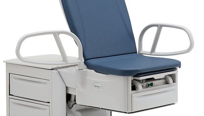 Brewer Access High-Low PLUS Power Exam Table — 17-inch Low Transfer Height