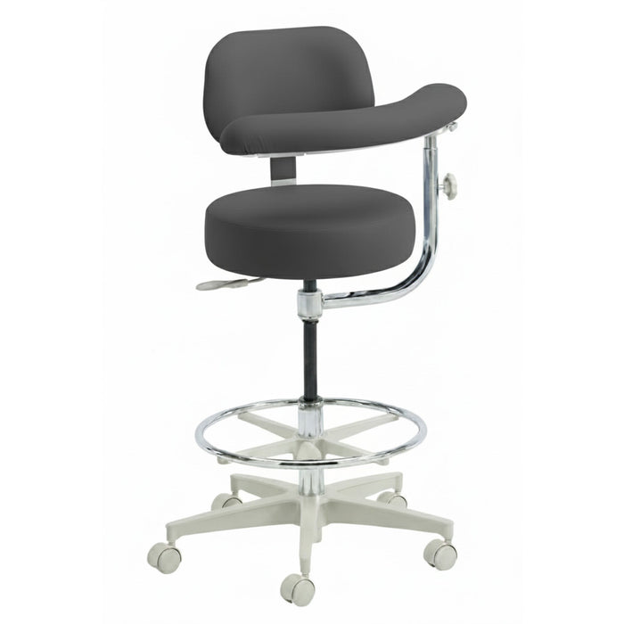 Brewer 2052BL Dental Assistant Stool - Left Support