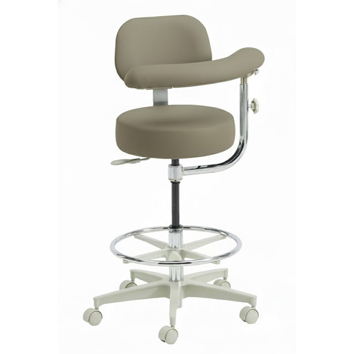 Brewer 2052BL Dental Assistant Stool - Left Support