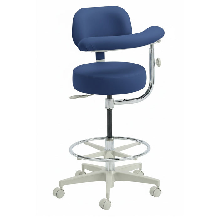 Brewer 2052BL Dental Assistant Stool - Left Support