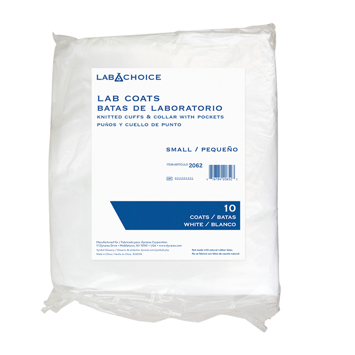 Dynarex LabChoice Disposable Lab Coats with Pockets