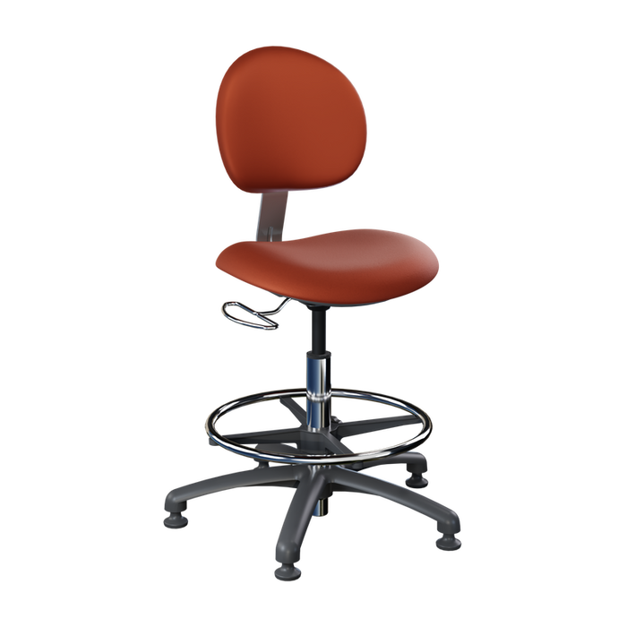 Brewer Millennium Series Lab Stool with Foot Ring (21520B / 21521B)
