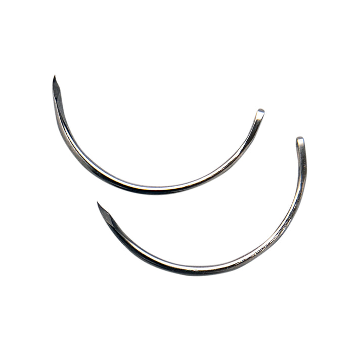 Aspen Surgical Needle, 1/2 Circle, Trocar Point, Mayo, Catgut, .056x1.95, Sterile, 2/pch, 72pches/bx