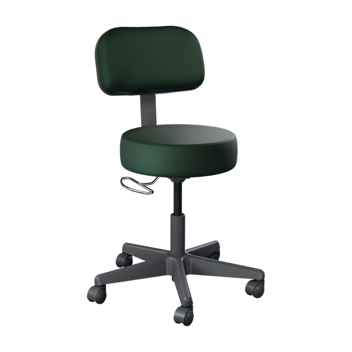 Brewer Value Plus 22500 Pneumatic Exam Stool, Black Base