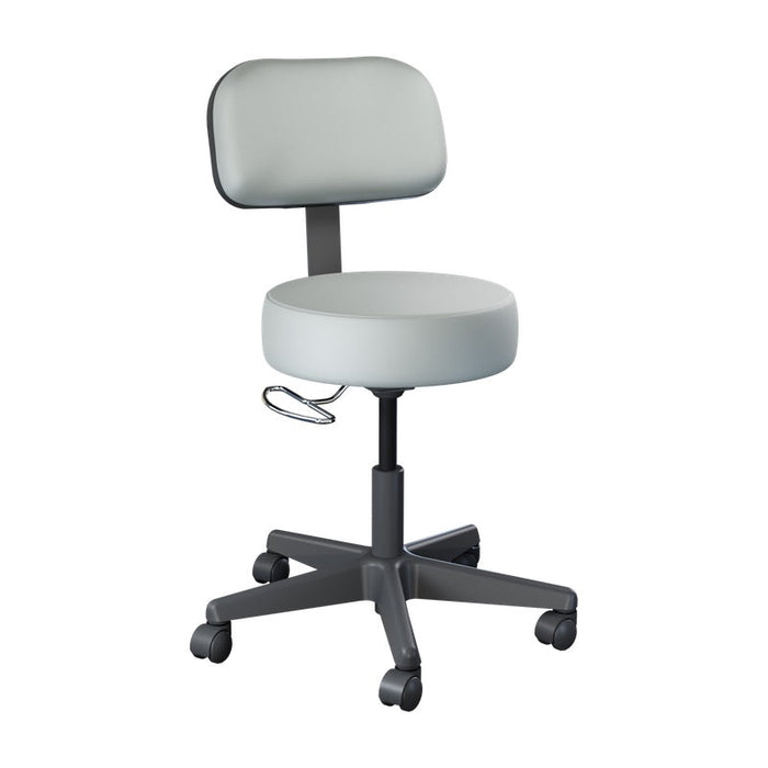 Brewer Value Plus 22500 Pneumatic Exam Stool, Black Base