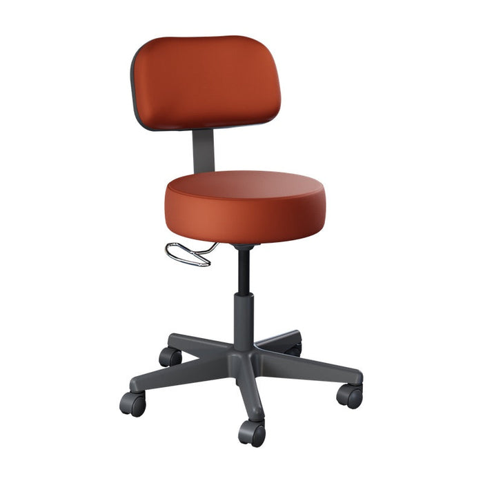 Brewer Value Plus 22500 Pneumatic Exam Stool, Black Base