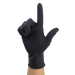 Dynarex Black Arrow Latex Exam Gloves, Powder-Free